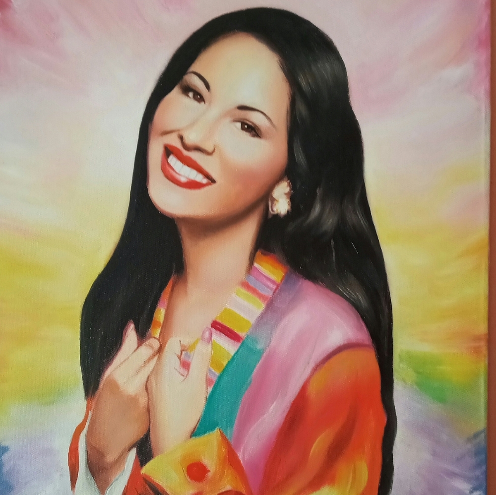 SELENA QUINTANILLA OÍL PAINTING